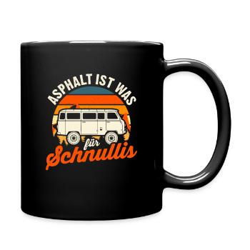 Buchanka Uaz Asphalt ist was für Schnullis Offroad - Tasse einfarbig - Schwarz - Rechts