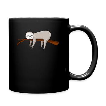 Looked in Sloth Sloth Looked in - Full Colour Mug - black - Right
