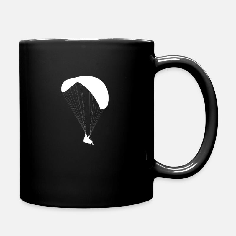 Gleitschirm Gleitschirmfliegen Paragliding - Tasse einfarbig - Schwarz