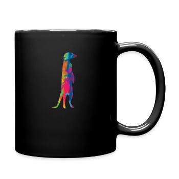 Meerkat - Full Colour Mug - black - Right