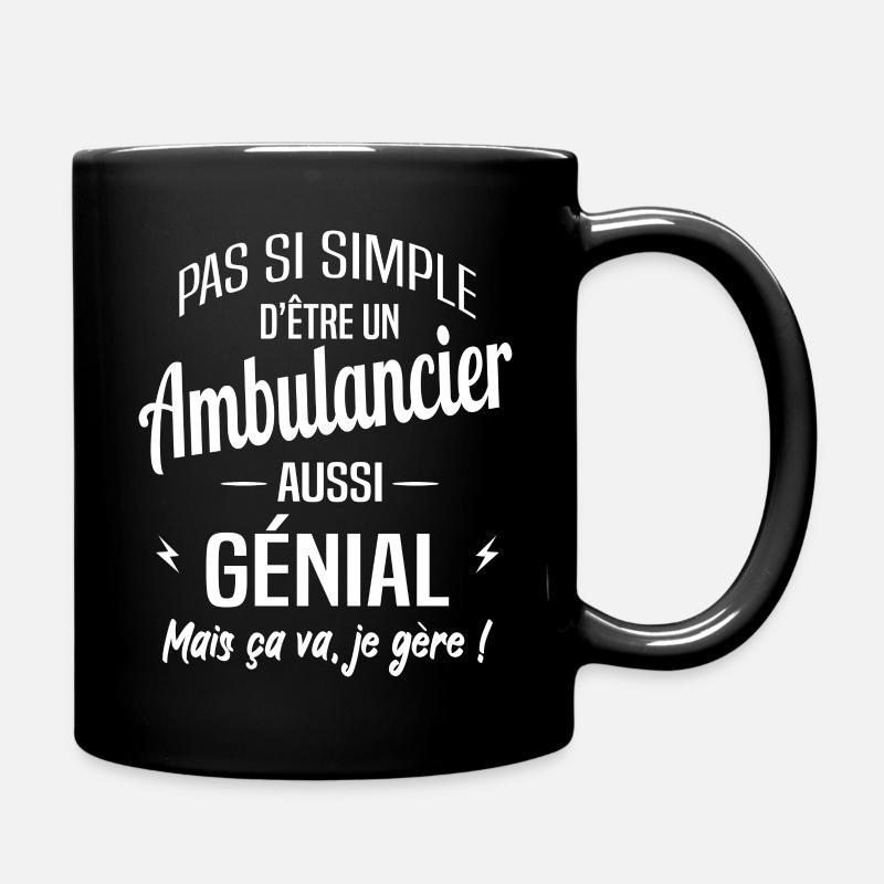 Ambulancier - Mug uni - noir