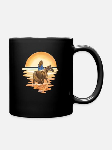 Cheval - Mug uni - noir