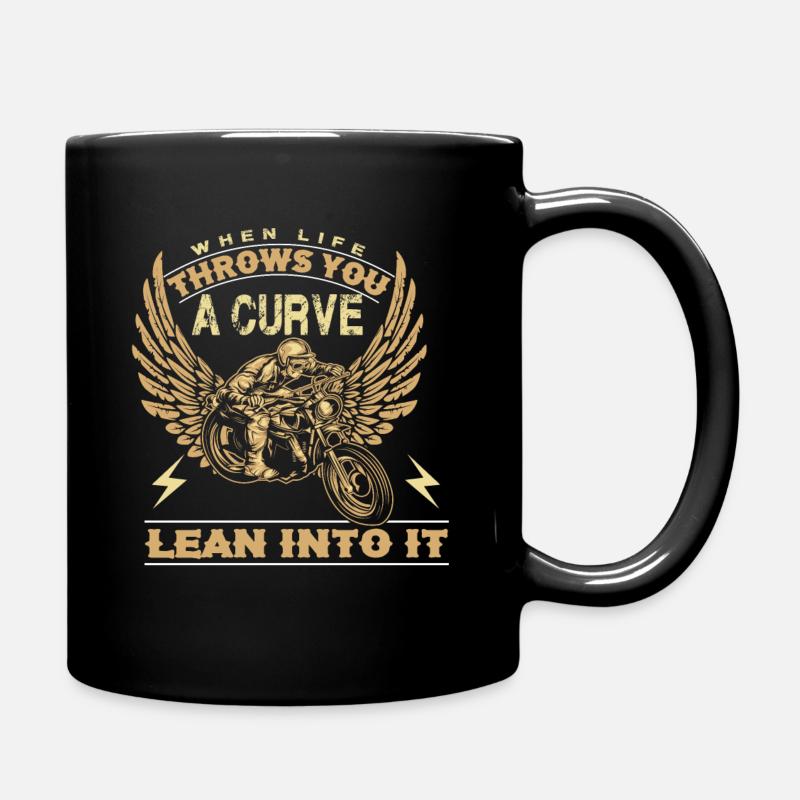 Motorbike - Full Colour Mug - black