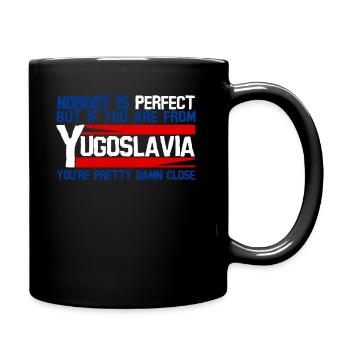 Yugoslavia proverbe blague Yougoslavie - Mug uni - noir - Droite