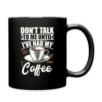 Kaffeeliebhaber Kaffee getrunken habe - Tasse einfarbig - Schwarz - Rechts