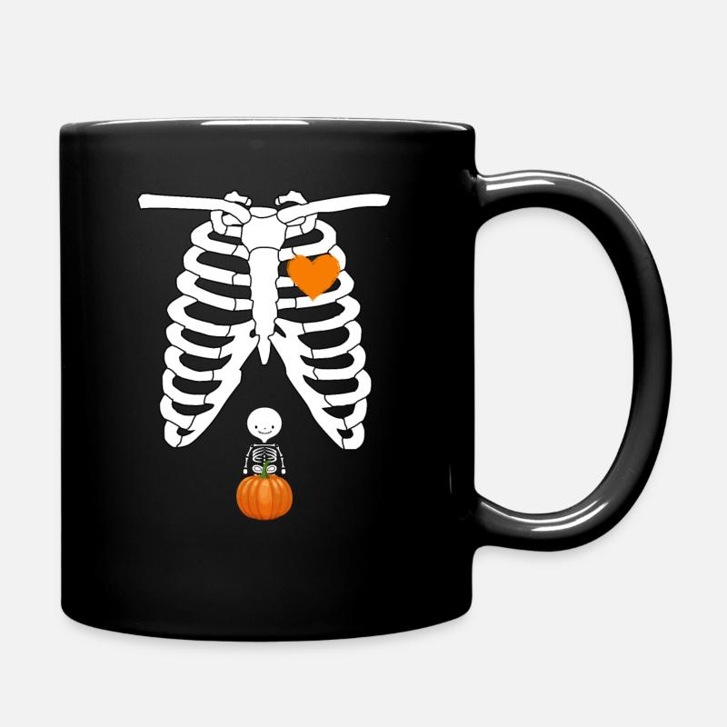 Squelette Bébé Enceinte Radiographie Rib Cage - Mug uni - noir