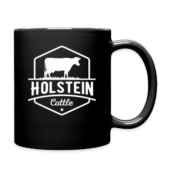 Holstein Rancher Holstein Kuh - Tasse einfarbig - Schwarz - Rechts