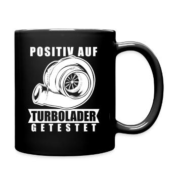 Turbolader Auto Garage Werkstatt Tuning - Tasse einfarbig - Schwarz - Rechts
