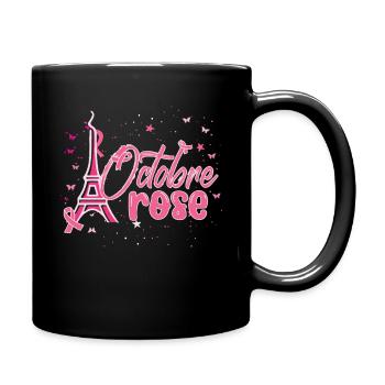 En Octobre We Wear Pink, Paris Octobre Rose - Mug uni - noir - Droite