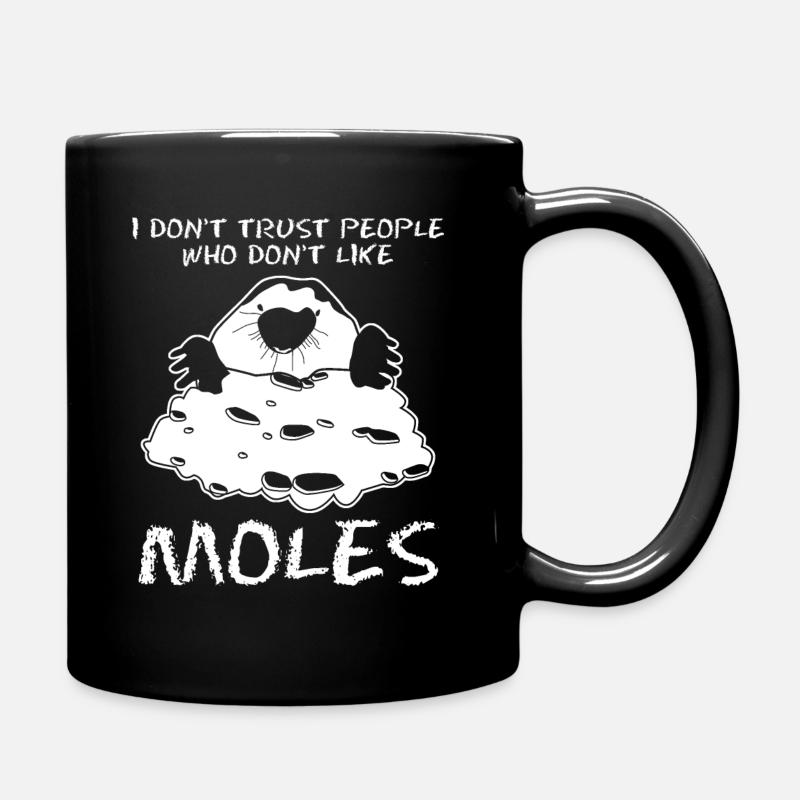 Mole Moles - Full Colour Mug - black