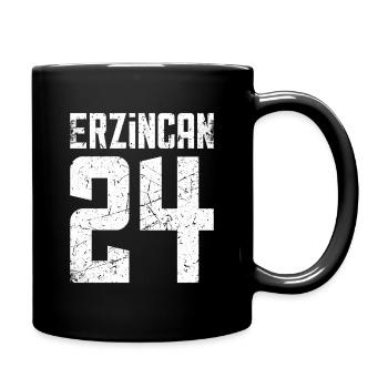 Erzincan 24 Türkei Turkiye Geschenk Urlaub TR Türk - Tasse einfarbig - Schwarz - Rechts