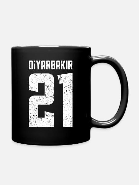 Diyarbakir 21 Turquie Turkiye Cadeau Vacances Kurde - Mug uni - noir