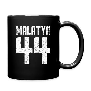 Malatya 44 Türkei Turkiye Geschenk Urlaub TR Türk - Tasse einfarbig - Schwarz - Rechts