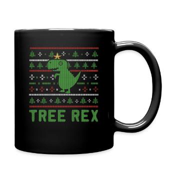 Dinosaurier Baum Rex Pyjamas - Tree Rex - Tasse einfarbig - Schwarz - Rechts