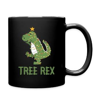 Dinosaurier Baum Rex Pyjamas - Tree Rex - Tasse einfarbig - Schwarz - Rechts