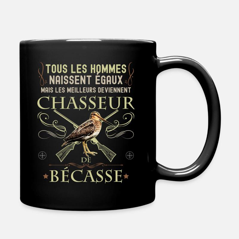Humour Chasseurs de bécasse - Mug uni - noir