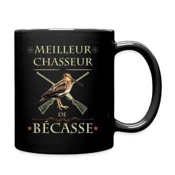 Bécasse tshirt drôle - Mug uni - noir - Droite