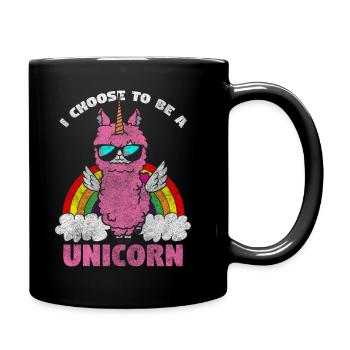 Pérou Amoureux des animaux - Mug uni - noir - Droite