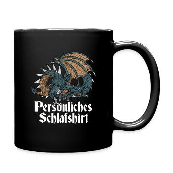Official Sleeping Shirt - Dragon Personal - Full Colour Mug - black - Right