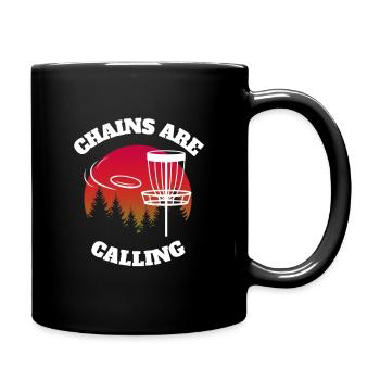 Disc Golf Frisbee Retro Cadeau - Mug uni - noir - Droite
