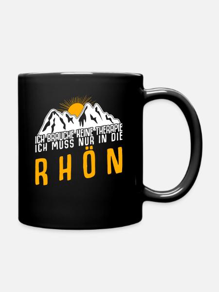 Rhön Wandern Klettern Rhöner Berge - Tasse einfarbig - Schwarz