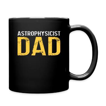Astrophysicist Dad Astronauts Cosmology - Full Colour Mug - black - Right