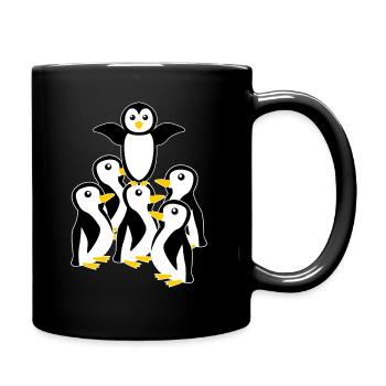 Pingouins Pingouins - Mug uni - noir - Droite