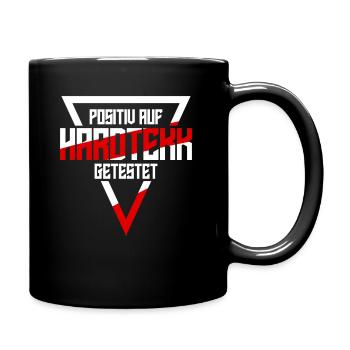Hardtekk Techno Hardstyle Raver - Full Colour Mug - black - Right