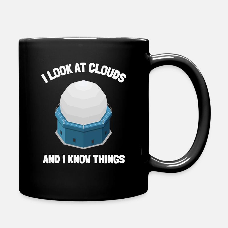 Meteorology Meteorologist Student & Weather - Tasse einfarbig - Schwarz