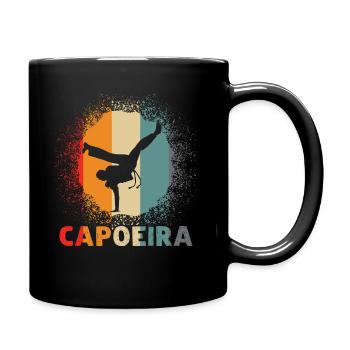 Capoeira rétro arts martiaux - Mug uni - noir - Droite