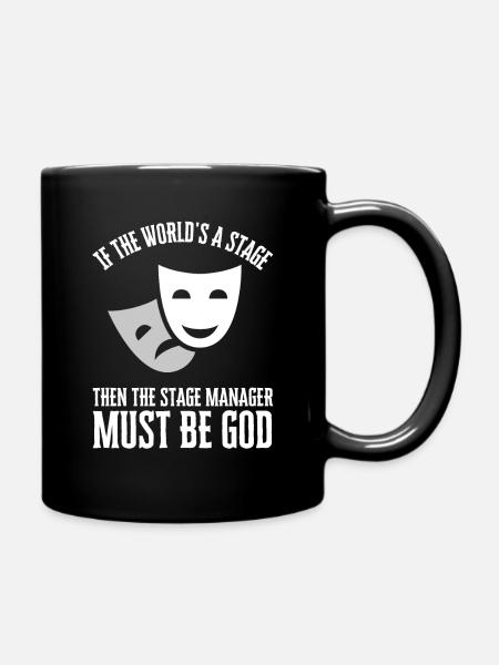 Metteur en scène Crew & Stage Manager Theater - Mug uni - noir