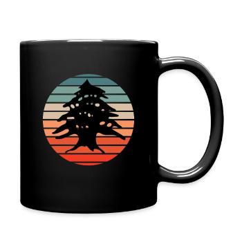 Libanais Yalla Habibi Arabe Arabe Et Islam Musulman - Mug uni - noir - Droite