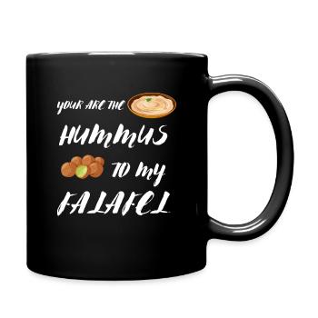 Pois chiches Houmous Tahini Falafel Pita Et - Mug uni - noir - Droite