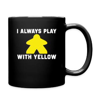 Je joue toujours avec Yellow Paladin RPG Table Top - Mug uni - noir - Droite