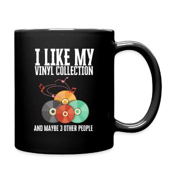 Vinyl Record Store et Vinyles LP Record Music - Mug uni - noir - Droite