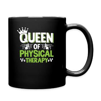 Physiotherapie Physiotherapeut Physical Therapist - Tasse einfarbig - Schwarz - Rechts