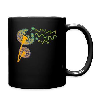 Synthesizer Pusteblume Synthesizers - Full Colour Mug - black - Right