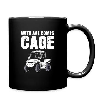 With Age Comes Cage SXS UTV - Tasse einfarbig - Schwarz - Rechts
