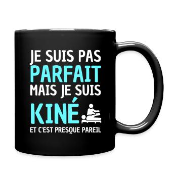 kiné homme parfait - Mug uni - noir - Droite