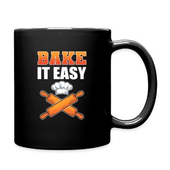 Bake It Easy Bread Making Bread Baking Baker - Full Colour Mug - black - Right