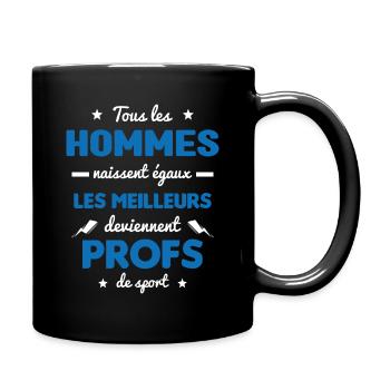 Les meilleurs hommes deviennent profs de sport - Mug uni - noir - Droite