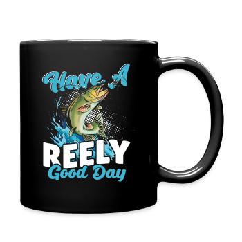 Passez une bonne journée de pêche à la pêche - Mug uni - noir - Droite