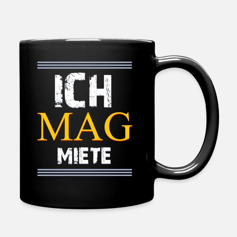 Häuslebauer Investor - Tasse einfarbig - Schwarz