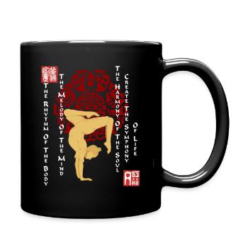 Bouddha Scorpion Chine Ornement Yoga Dicton - Mug uni - noir - Droite