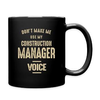 Directeur de la construction Emploi Profession Anniversaire Worke - Mug uni - noir - Droite