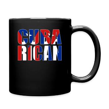 CubaRican Cuba Puerto Rico Cuban Puerto Rican - Tasse einfarbig - Schwarz - Rechts