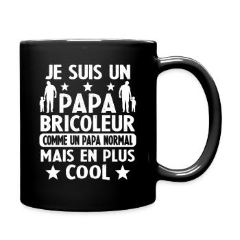 Je Suis Un Papa Bricoleur Cadeau - Mug uni - noir - Droite