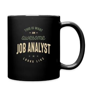 Drôle génial Job Analyst Job Occupation - Mug uni - noir - Droite
