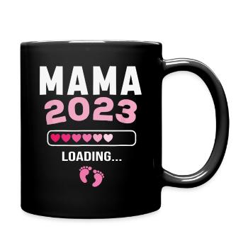 La future maman 2023 annonce sa grossesse - Mug uni - noir - Droite