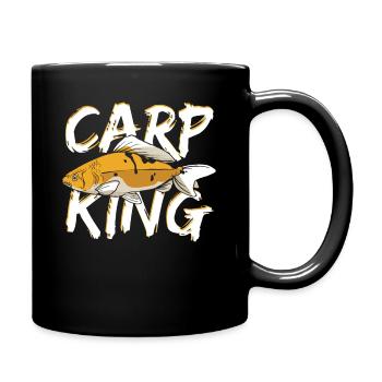 Carp King Carp Fishing Fishing - Full Colour Mug - black - Right